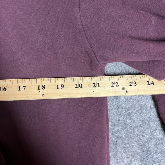 Athleta Hoodie Womens Large Embroidered Floral Pullover Sweatshirt Pockets - Picture 5 of 8